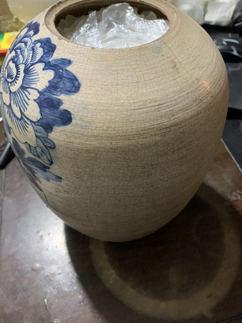 古玩陶瓷冬瓜罐拍賣，當前價格7000元