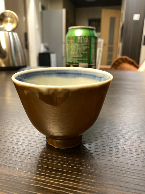 古玩陶瓷醬釉杯拍賣，當前價格2800元