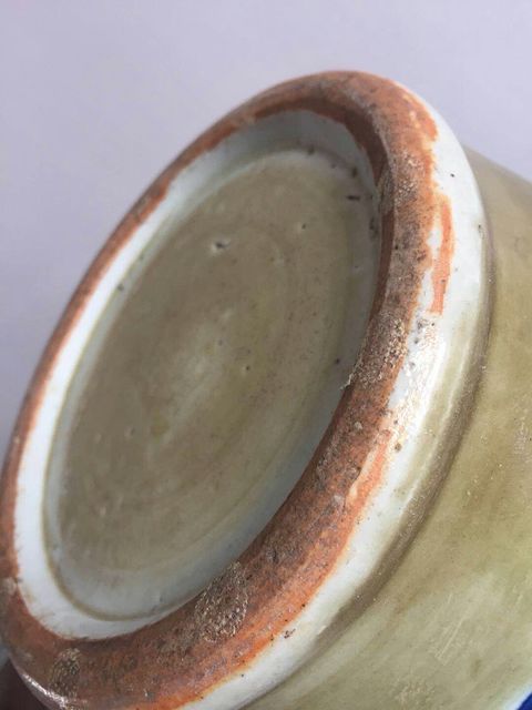 古玩陶瓷豆青釉青花人物故事紋雙耳瓶拍賣，當(dāng)前價(jià)格10800元