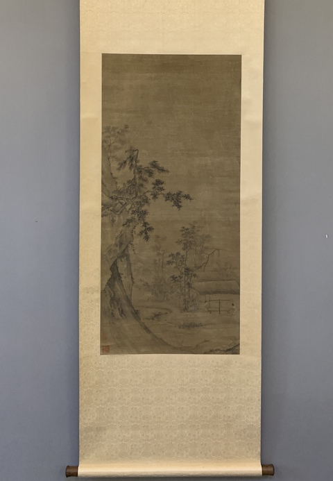 古玩字畫佚名山水人物拍賣，當(dāng)前價(jià)格11800元