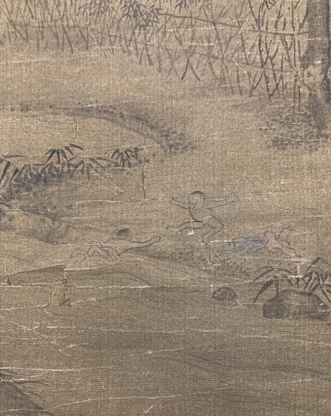 古玩字畫佚名山水人物拍賣，當(dāng)前價(jià)格11800元