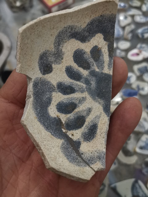 古玩陶瓷青花標本拍賣，當前價格10500元