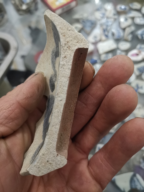 古玩陶瓷青花標本拍賣，當前價格10500元