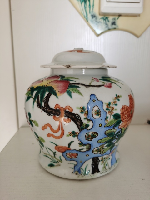 古玩陶瓷粉彩將軍罐拍賣，當前價格12000元