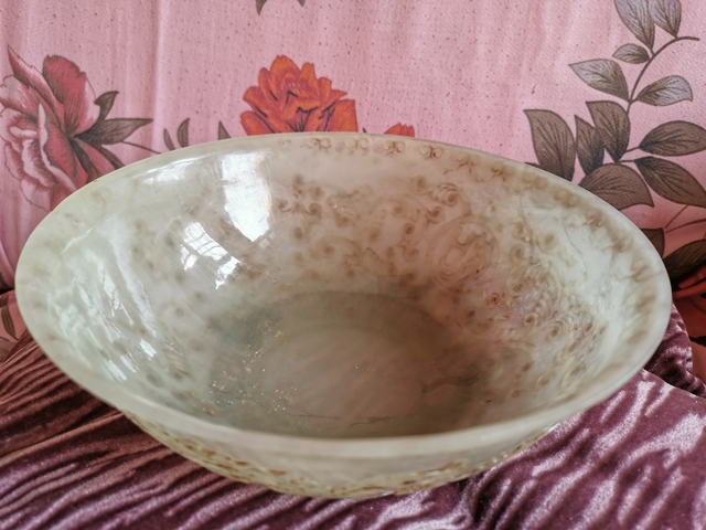 古玩玉器玉碗拍賣，當前價格5800元