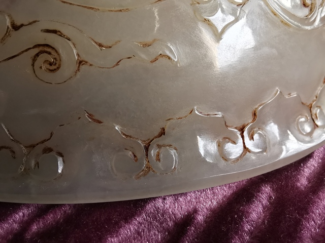 古玩玉器玉碗拍賣，當前價格5800元