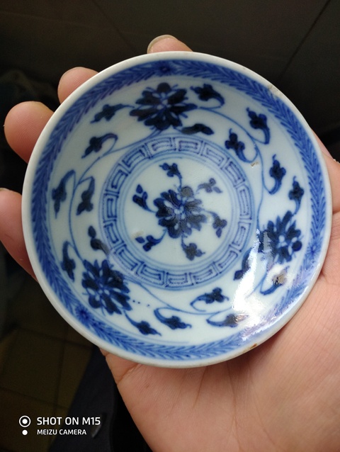 古玩陶瓷青花盤拍賣，當前價格7800元