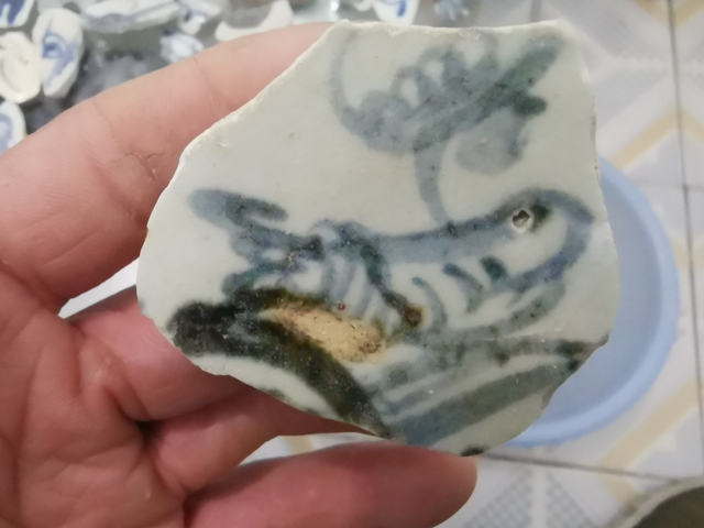 古玩陶瓷乳虎紋標本拍賣，當前價格4800元