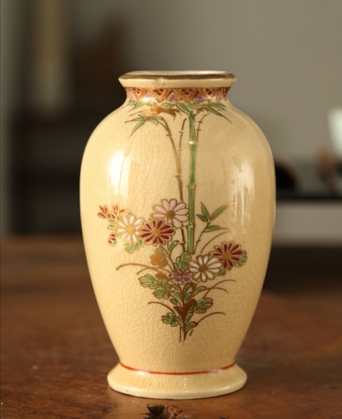 古玩陶瓷彩繪描金花卉紋瓶拍賣，當前價格10000元