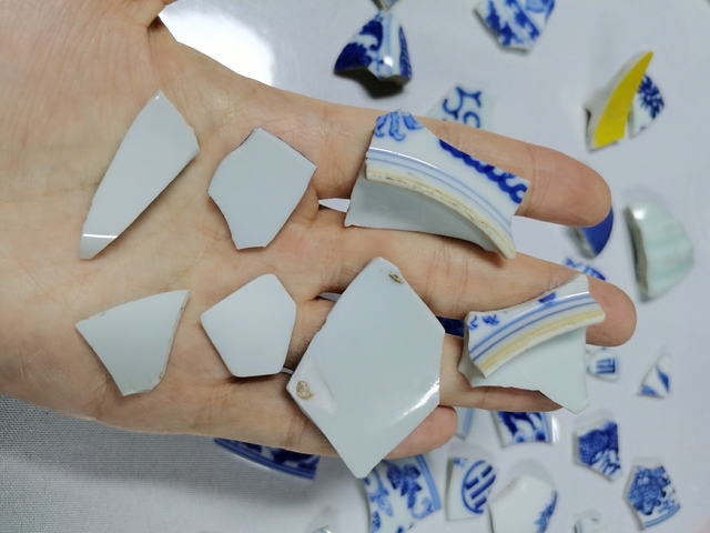 古玩陶瓷青花標本拍賣，當前價格8800元