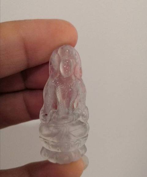 古玩玉器翡翠冰種觀音拍賣，當(dāng)前價(jià)格6500元