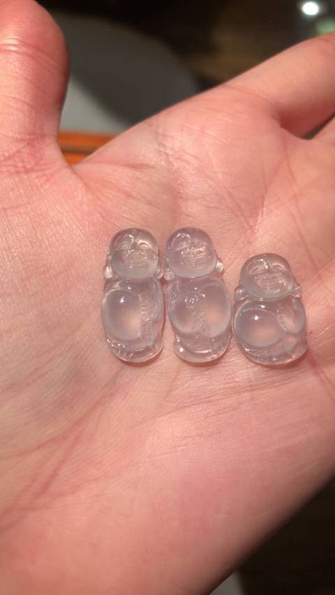 古玩玉器翡翠佛拍賣，當前價格3800元