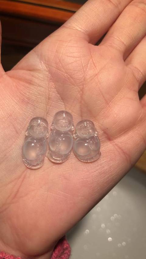 古玩玉器翡翠佛拍賣，當前價格3800元