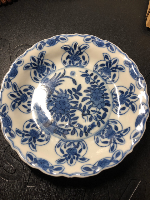 古玩陶瓷青花盤拍賣，當前價格13800元