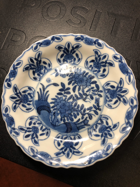 古玩陶瓷青花盤拍賣，當前價格13800元