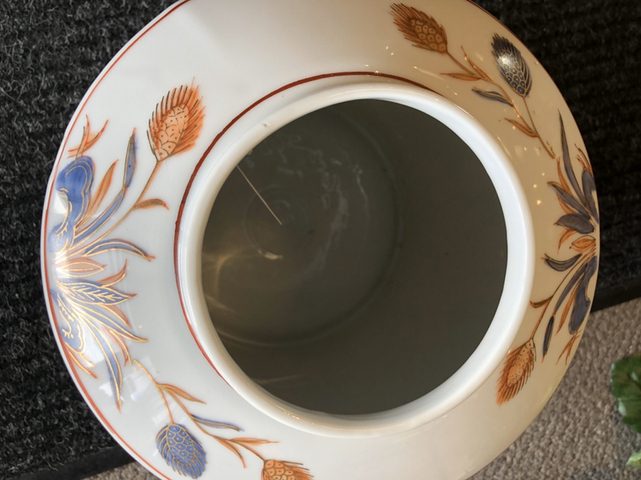 古玩陶瓷青花礬紅罐拍賣，當前價格4000元