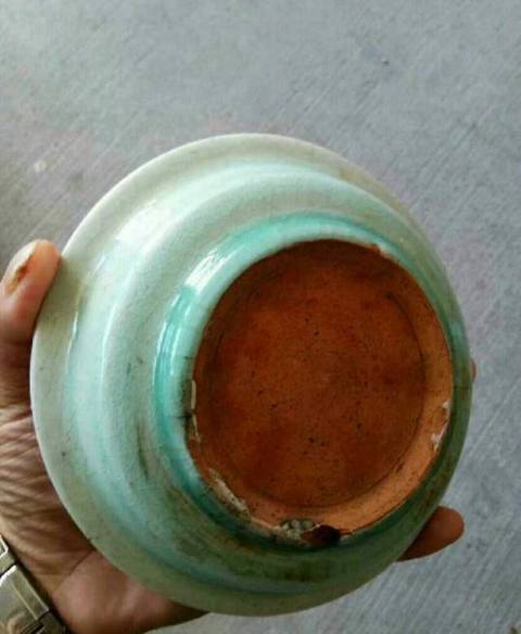 古玩陶瓷青瓷洗拍賣，當前價格3000元