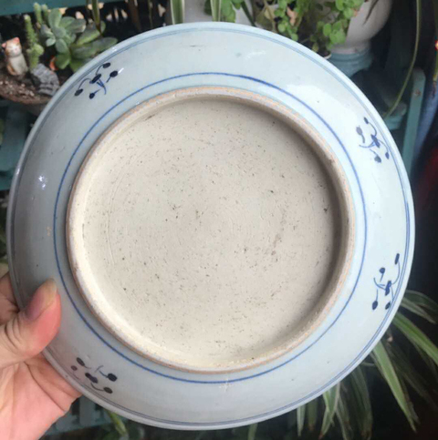 古玩陶瓷青花夔龍紋盤拍賣，當前價格3000元