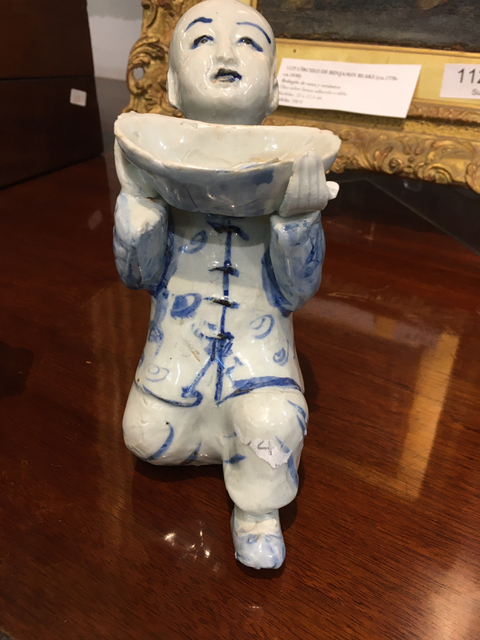 古玩陶瓷青花瓷塑拍賣，當前價格2000元