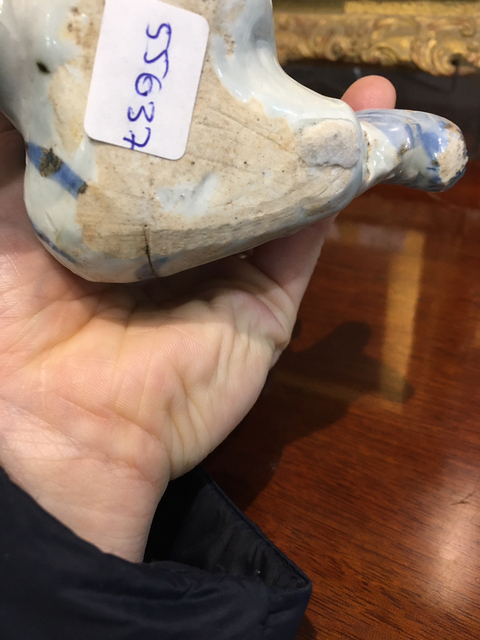 古玩陶瓷青花瓷塑拍賣，當前價格2000元