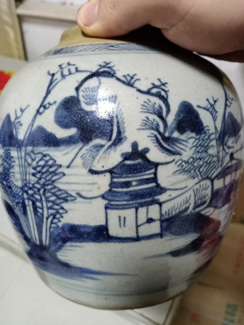 古玩陶瓷青花罐拍賣，當前價格10000元