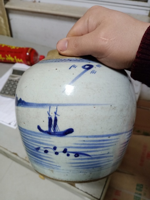 古玩陶瓷青花罐拍賣，當前價格10000元