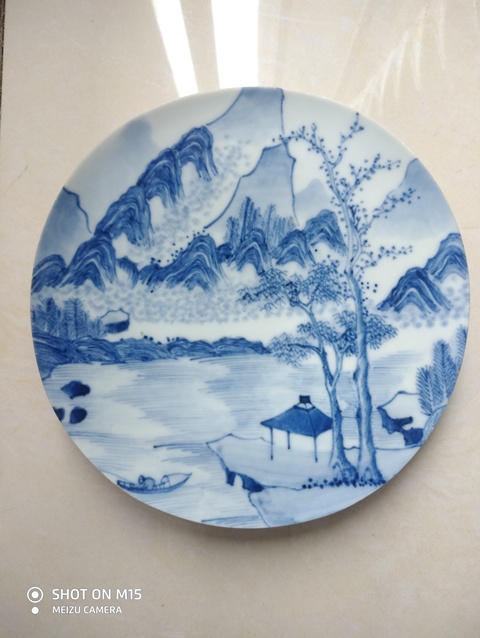 古玩陶瓷青花盤標本拍賣，當前價格9000元