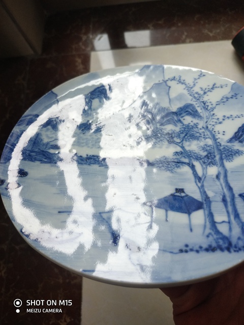 古玩陶瓷青花盤標本拍賣，當前價格9000元