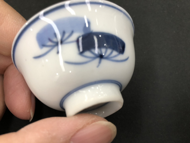 古玩陶瓷青花小杯拍賣(mài)，當(dāng)前價(jià)格7000元