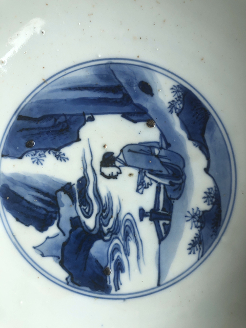 古玩陶瓷青花人物紋碗拍賣，當前價格6000元