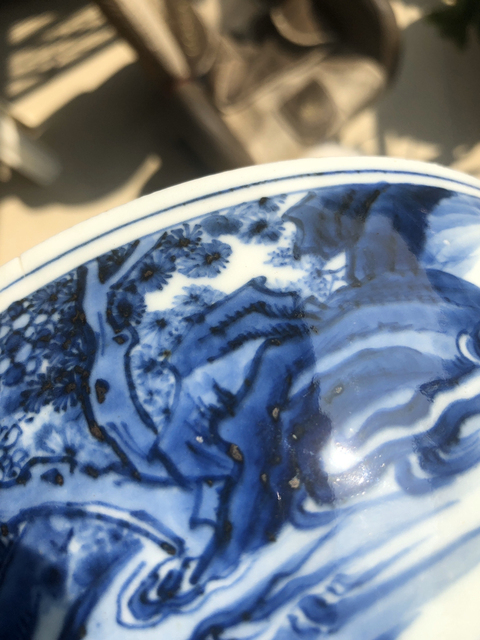 古玩陶瓷青花人物紋碗拍賣，當前價格6000元