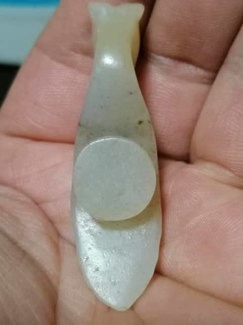 古玩玉器和田玉龍首帶鉤拍賣，當(dāng)前價(jià)格4000元