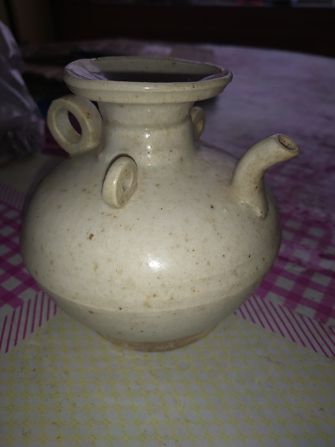 古玩陶瓷白釉壺拍賣，當前價格2000元