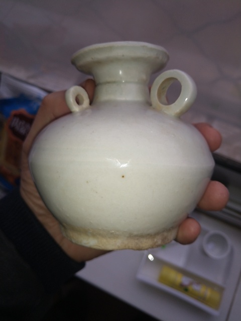 古玩陶瓷白釉壺拍賣，當前價格2000元