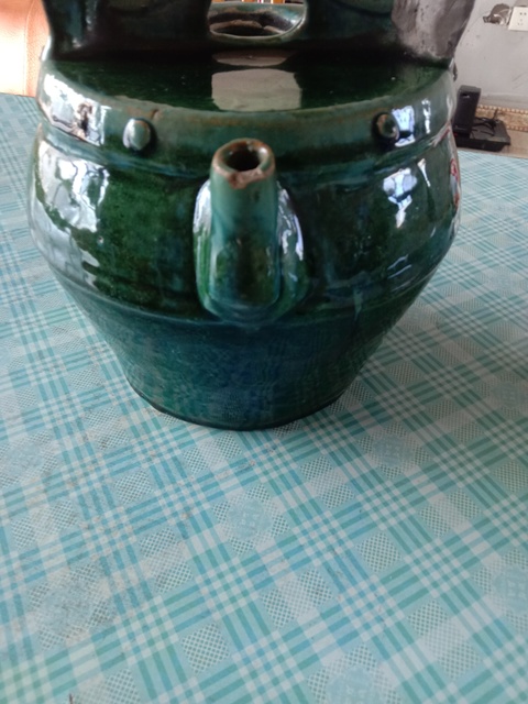 古玩陶瓷綠釉執壺拍賣，當前價格6800元