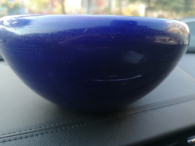 古玩陶瓷藍釉缽（洗）拍賣，當前價格4000元