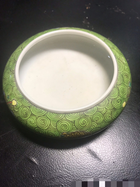 古玩陶瓷粉彩洗拍賣，當前價格6000元