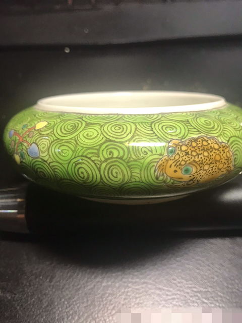 古玩陶瓷粉彩洗拍賣，當前價格6000元