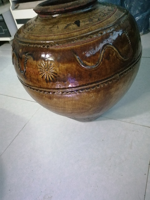 古玩陶瓷黃釉罐拍賣，當前價格6000元