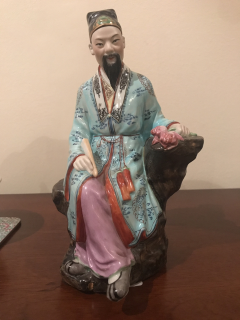 古玩陶瓷人物塑像真品鑒賞圖