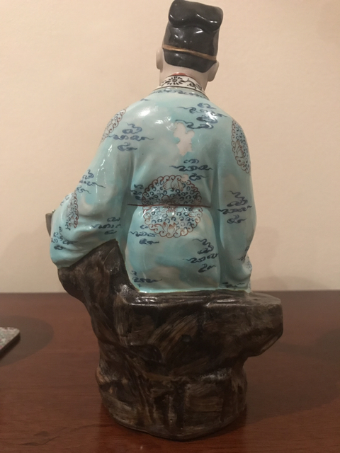 古玩陶瓷人物塑像真品鑒賞圖