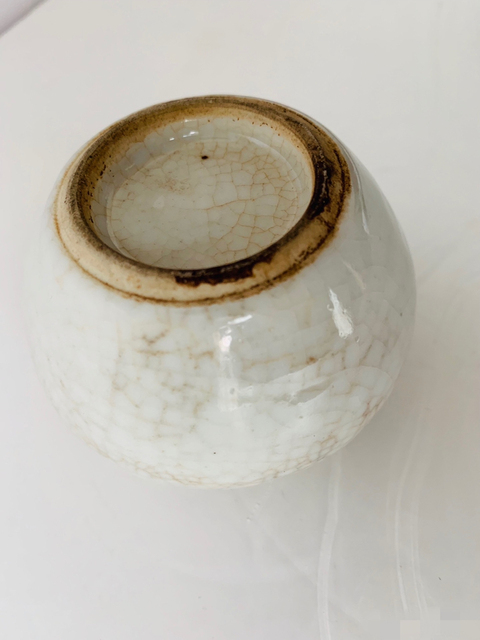 古玩陶瓷哥釉蘋果尊真品鑒賞圖