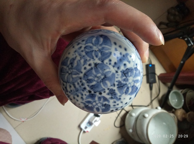 古玩陶瓷青花蓋盒真品鑒賞圖