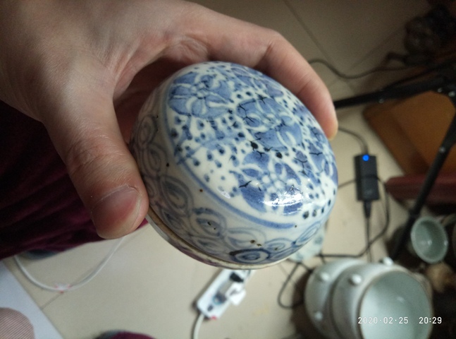古玩陶瓷青花蓋盒真品鑒賞圖