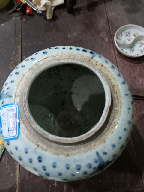 古玩陶瓷青花罐真品鑒賞圖