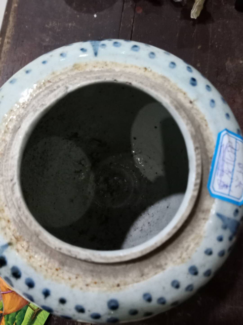 古玩陶瓷青花罐真品鑒賞圖