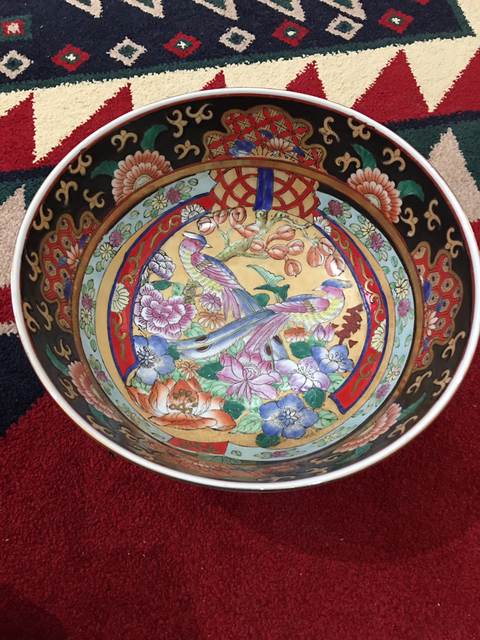 古玩陶瓷花鳥紋粉彩碗拍賣，當前價格12800元