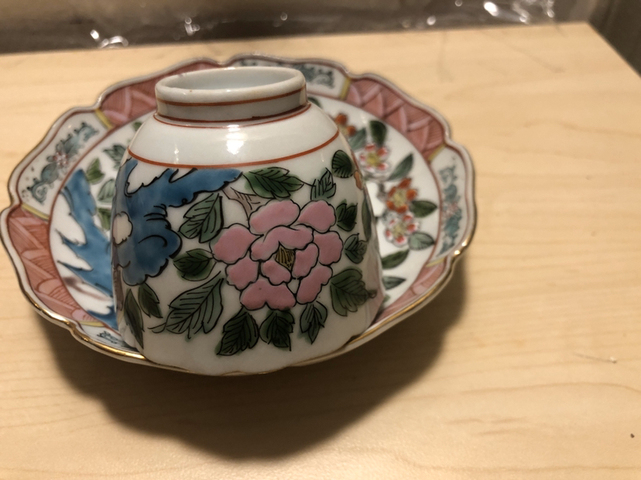 古玩陶瓷粉彩杯碟拍賣，當前價格11800元