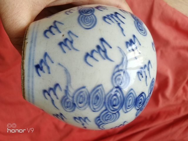 古玩陶瓷鳳紋青花罐拍賣，當前價格4000元