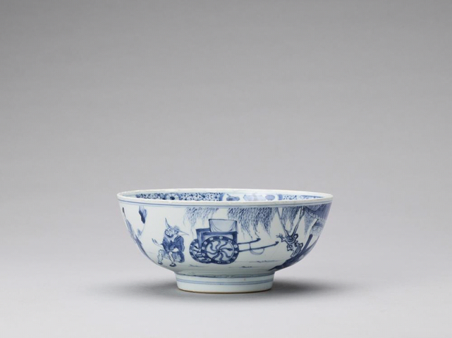 古玩陶瓷青花碗真品鑒賞圖